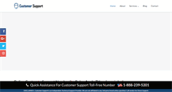 Desktop Screenshot of customer-supports.com